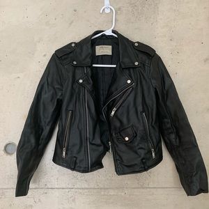 Leather jacket